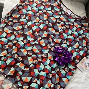 LuLaRoe Irma size S NWT geometric print